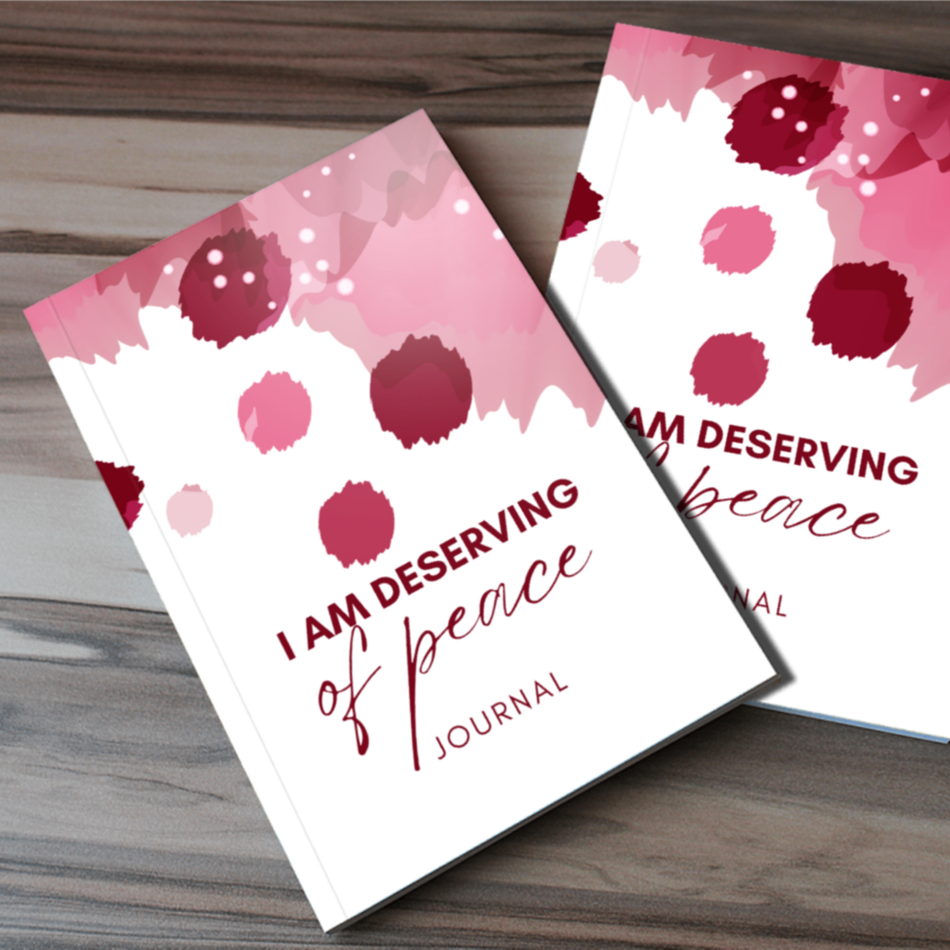 I Am Deserving of Peace Journal Notebook