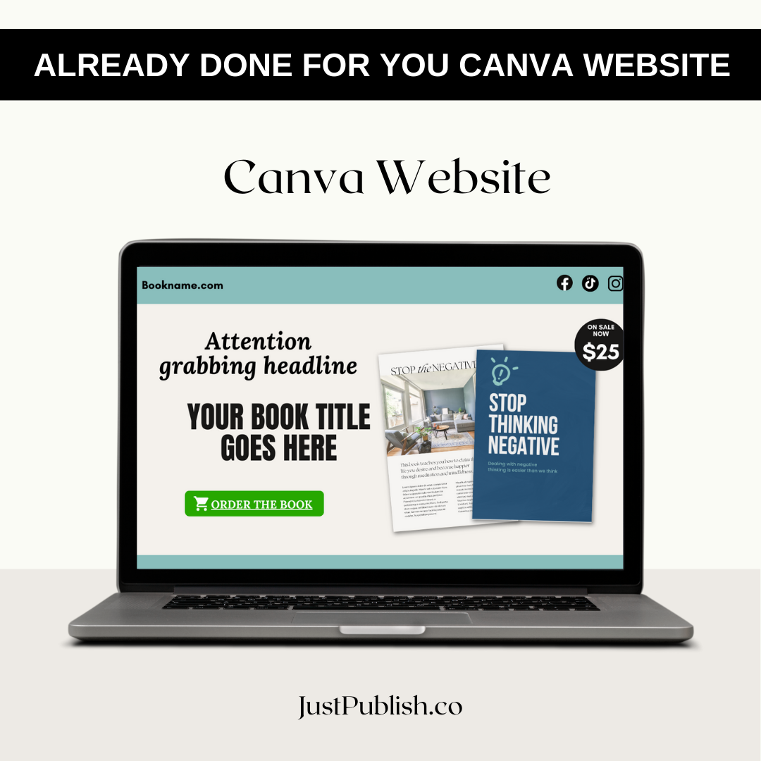 Author Website Template