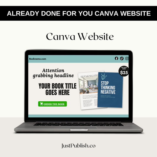 Author Website Template
