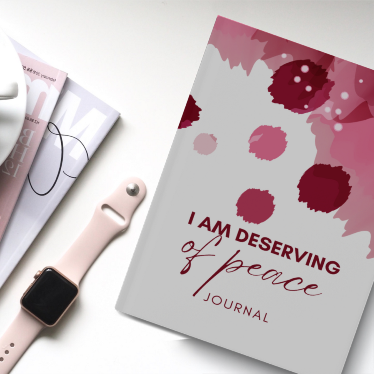 I Am Deserving of Peace Journal Notebook