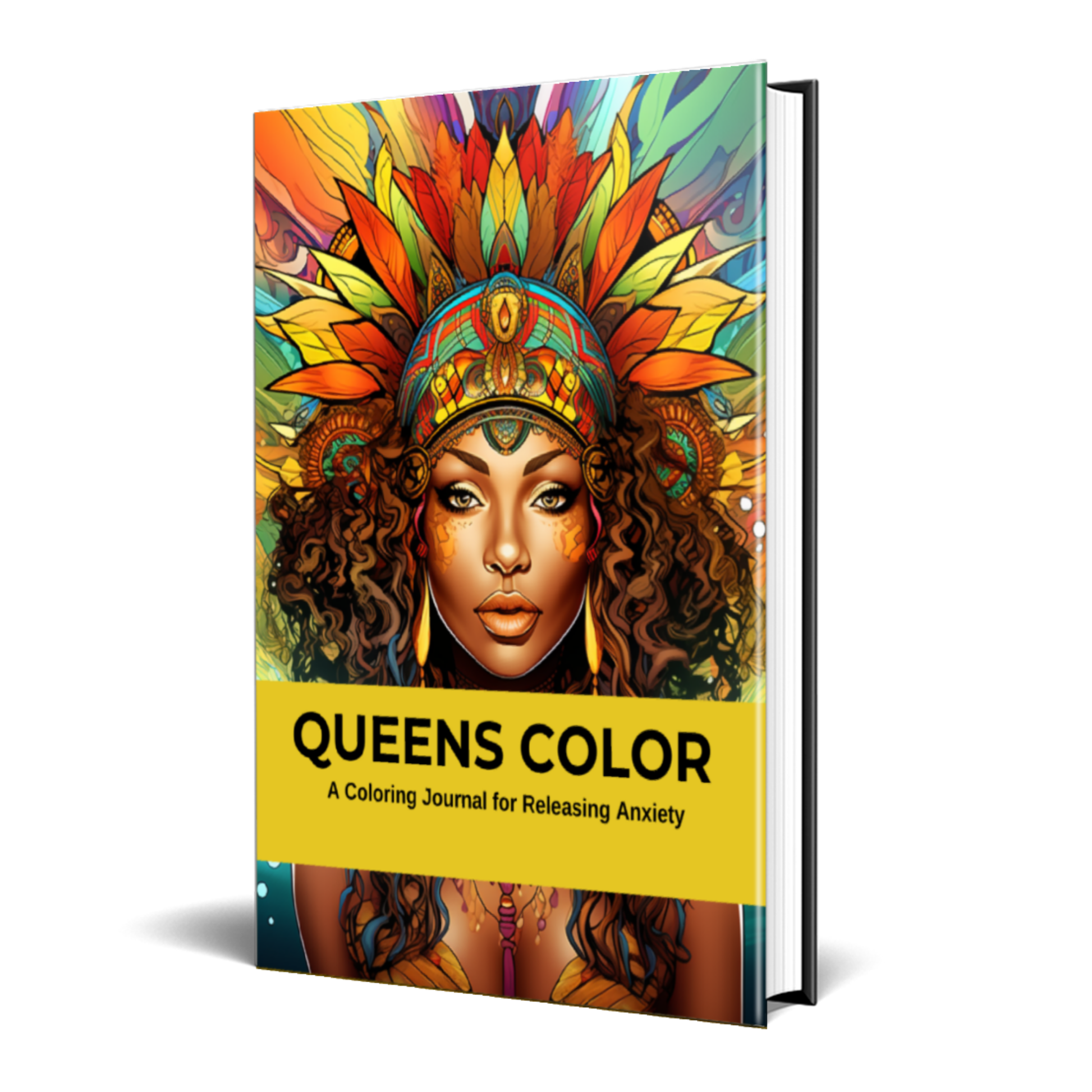 Queens Color Anxiety Journal & Coloring Book