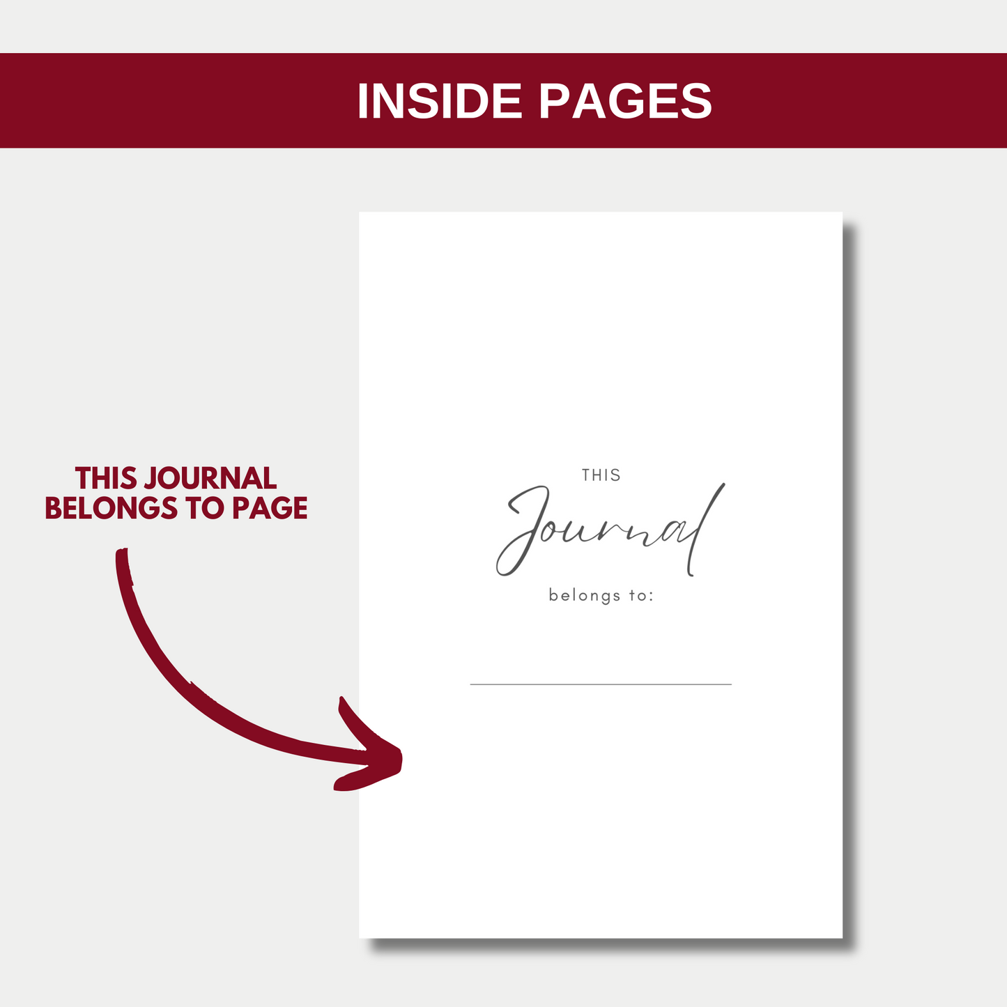 I Am Deserving of Peace Journal Notebook