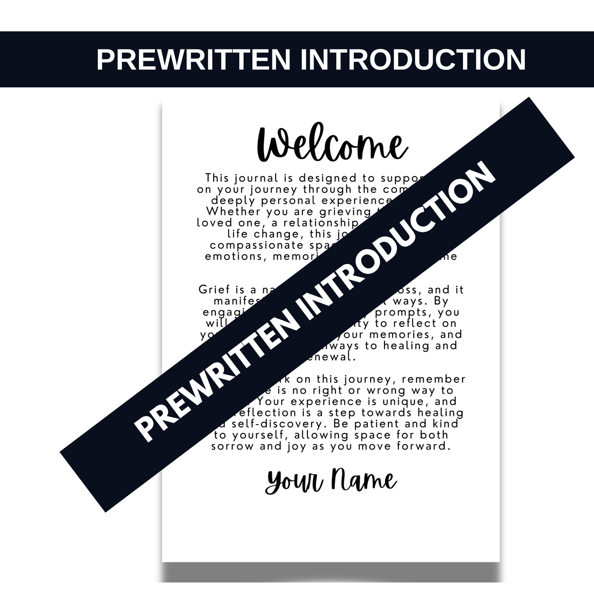 Healing Through the Loss Journal