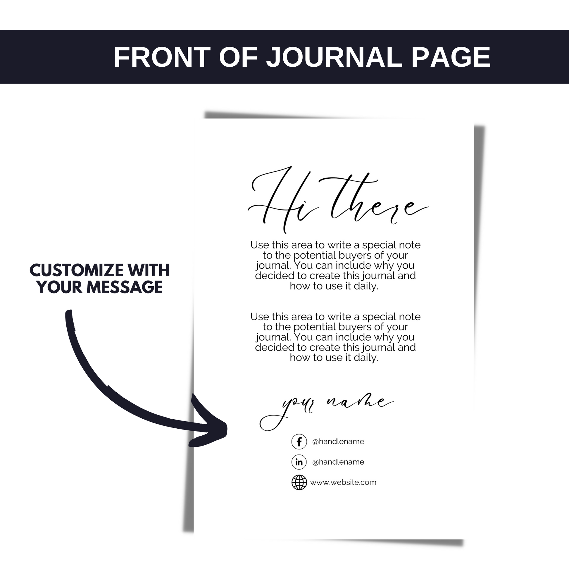 I Live My Life Own My Terms Affirmation Journal for KDP Amazon & The Book Patch