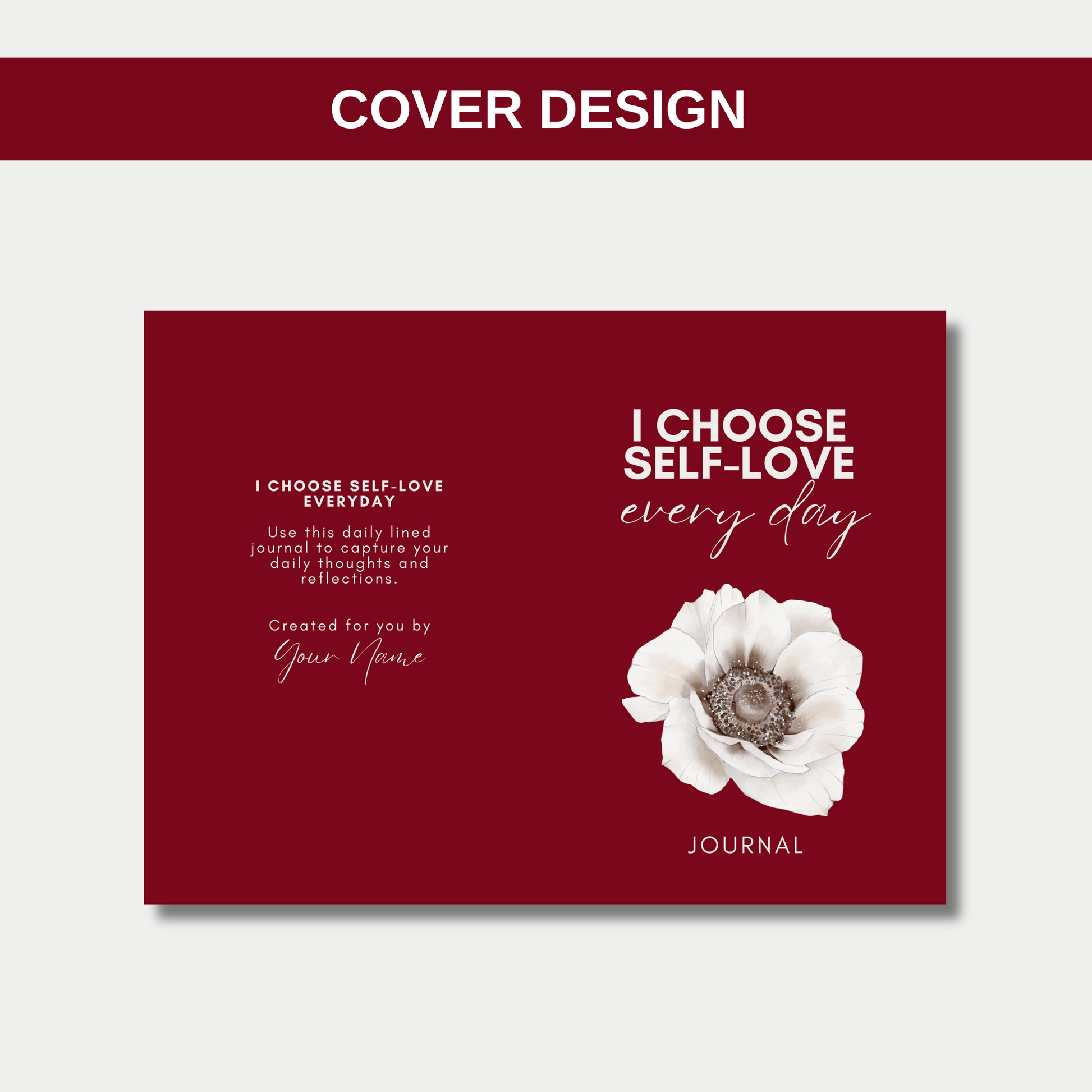 I Choose Self Love Everyday Journal Notebook