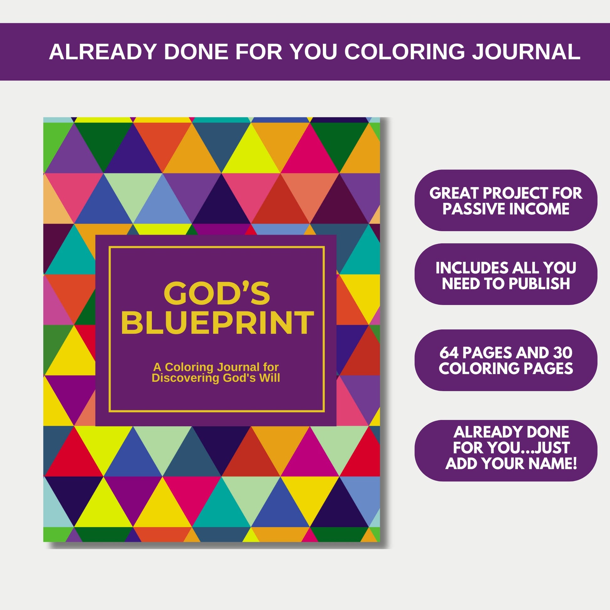 God's Blueprint Coloring Book