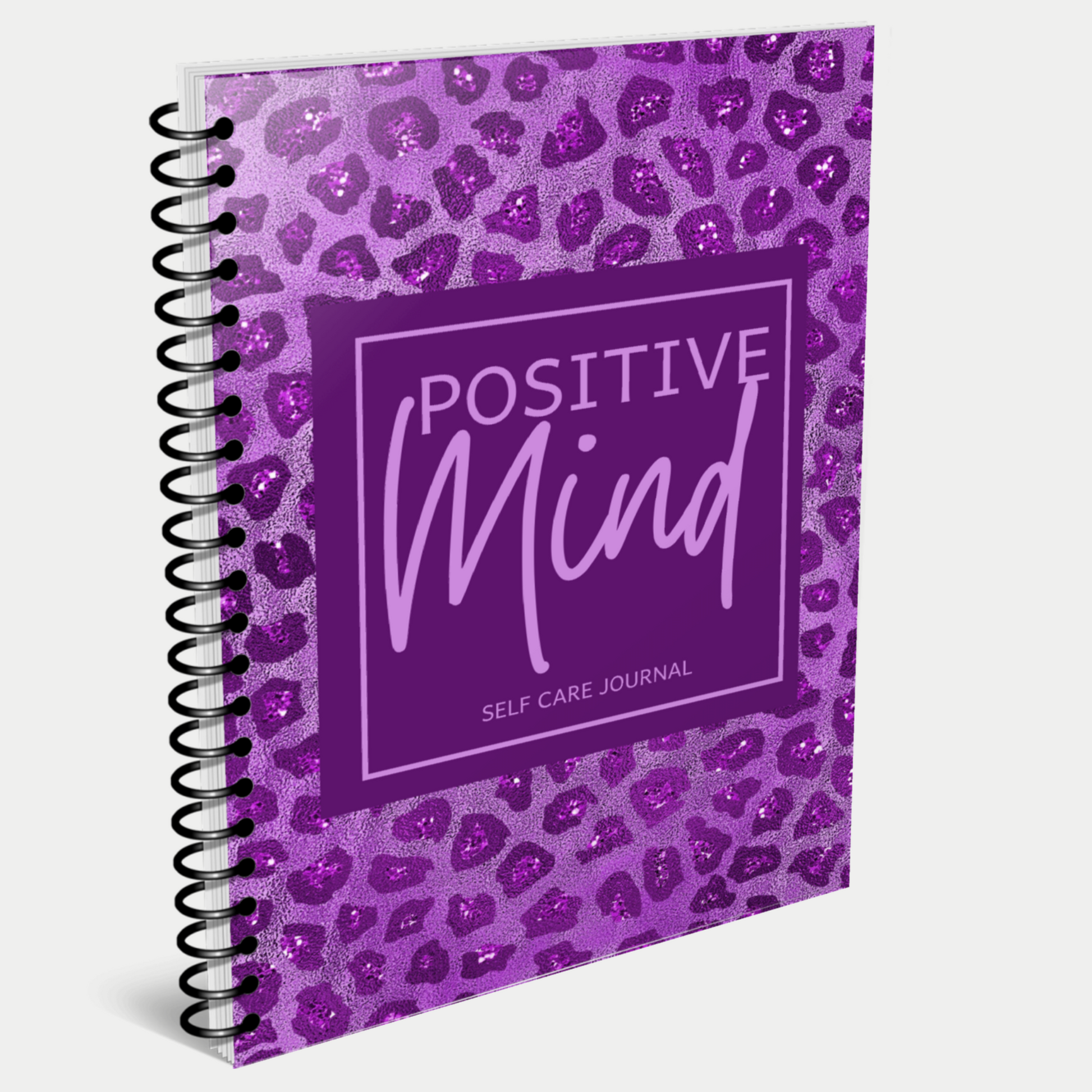 Positive Mind Spiral Self Care Journal for KDP Amazon & The Book Patch