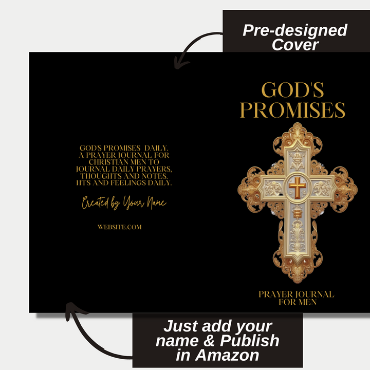 God's Promises Prayer Journal for Men (Amazon & The Book Patch for spiral)