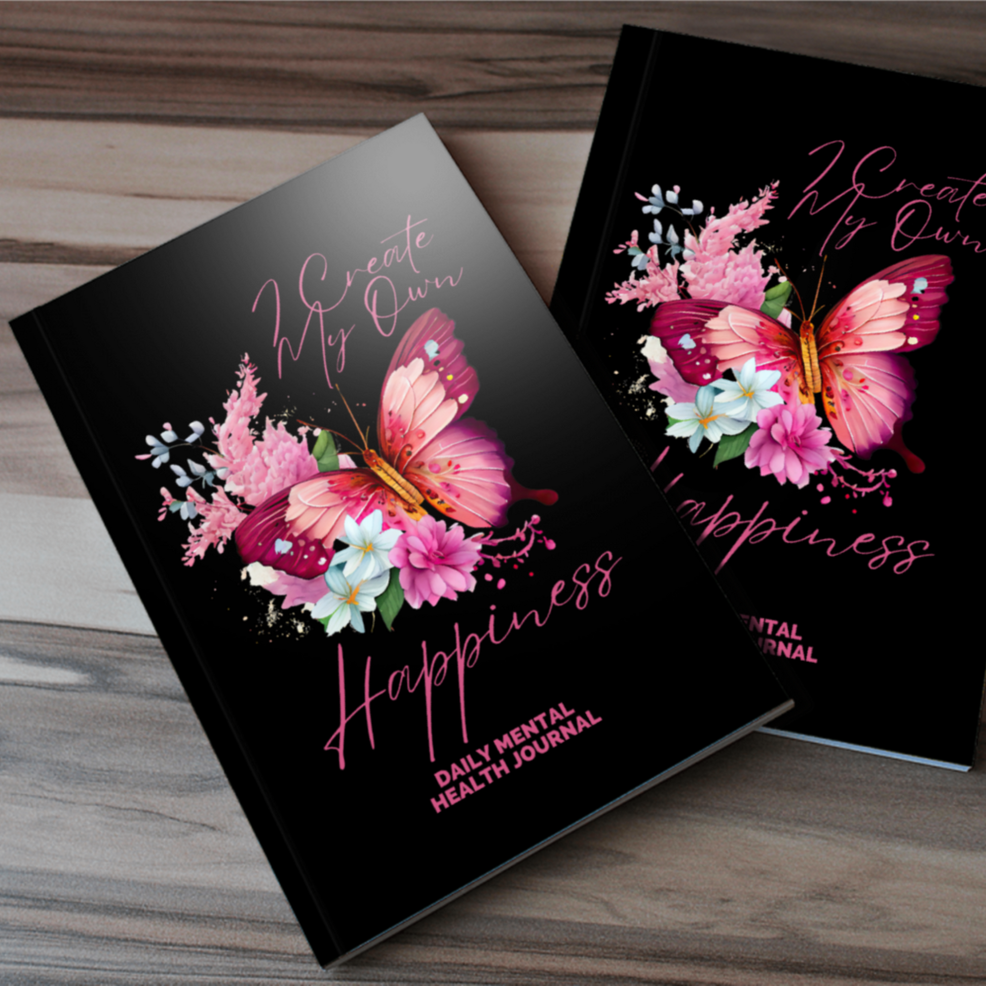 I Create My Own Happiness Mental Health Journal for KDP Amazon & The Book Patch