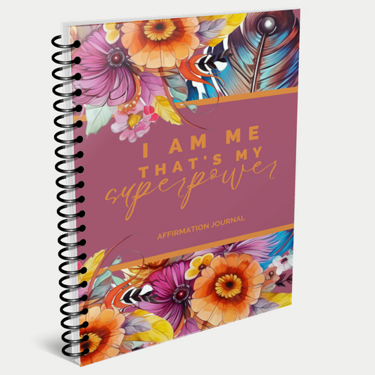 I Am Me That's My Superpower Affirmation Journal for KDP Amazon & The Book Patch