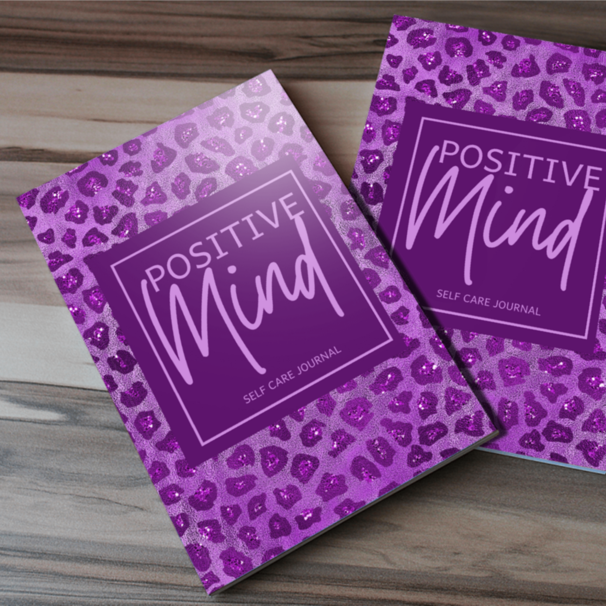 Positive Mind Spiral Self Care Journal for KDP Amazon & The Book Patch